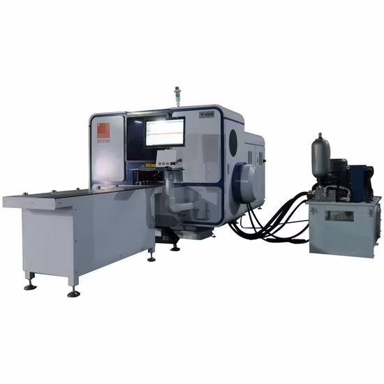 Máquina fresadora de chanfrar arco de barramento CNC inteligente Beiene para metal